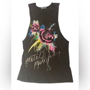 Women’s metal mulisha graphic sleeveless shirt size small